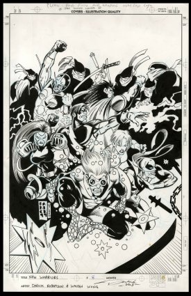 Robertson, Darick - NEW WARRIORS (1999-2000) #8 Cover | ComicConnect
