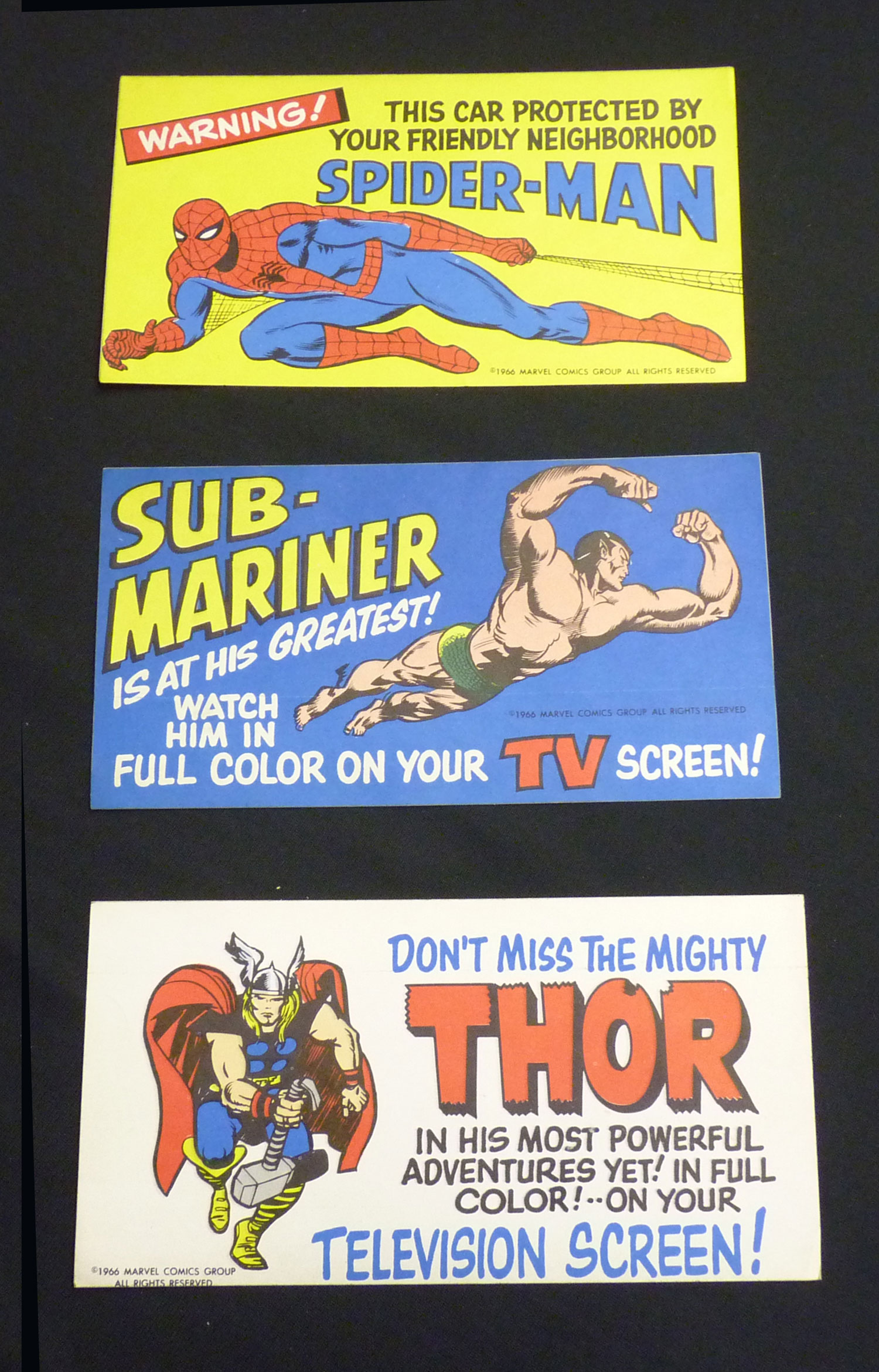 ComicConnect 1966 MARVEL BUMPER STICKERS 1 VF 8.0