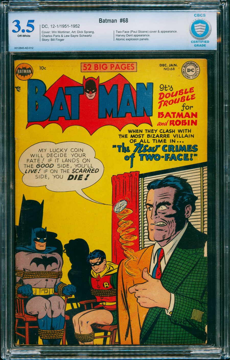 ComicConnect - BATMAN (1940-2011) #68 - CBCS VG-: 