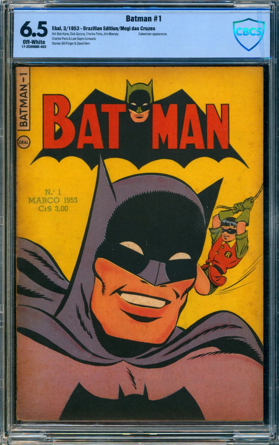 ComicConnect - BATMAN (1953- Brazil) #1 - CBCS FN+: 