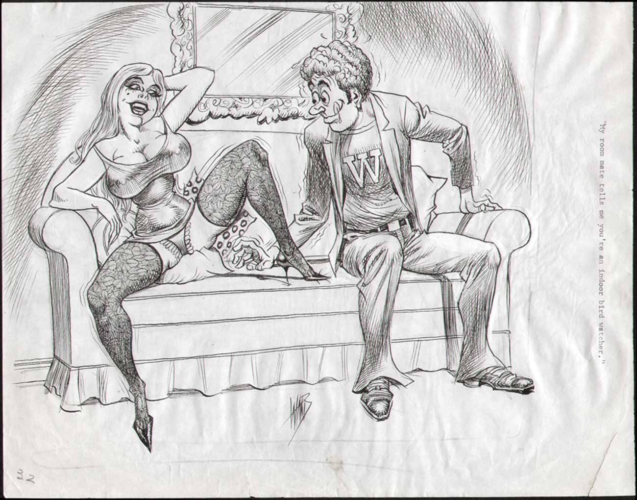 ComicConnect - BILL WARD MEN'S MAGAZINE ORGINAL ART #nn - FN: ComicConnect - BILL WARD MEN'S MAGAZINE ORGINAL ART #nn - FN: