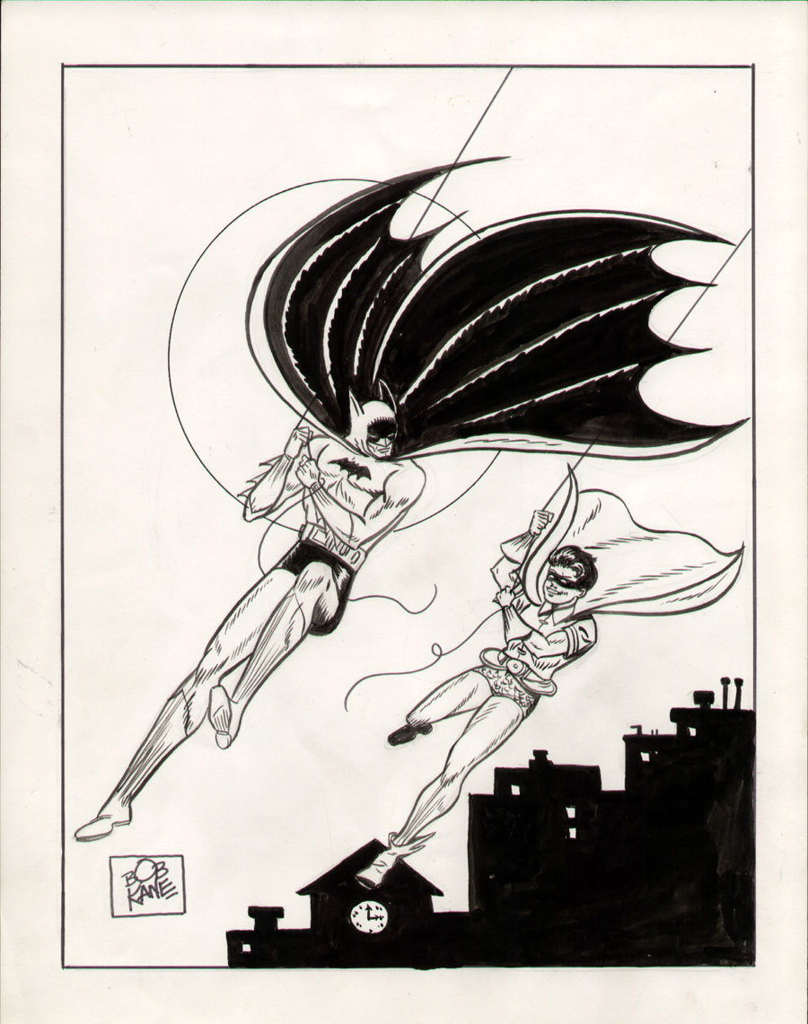 ComicConnect - BOB KANE ORIGINAL ART Recreation - FN: 