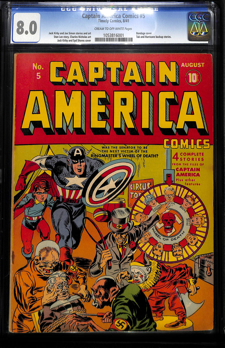 ComicConnect - CAPTAIN AMERICA COMICS #5 - CGC VF: 8.0