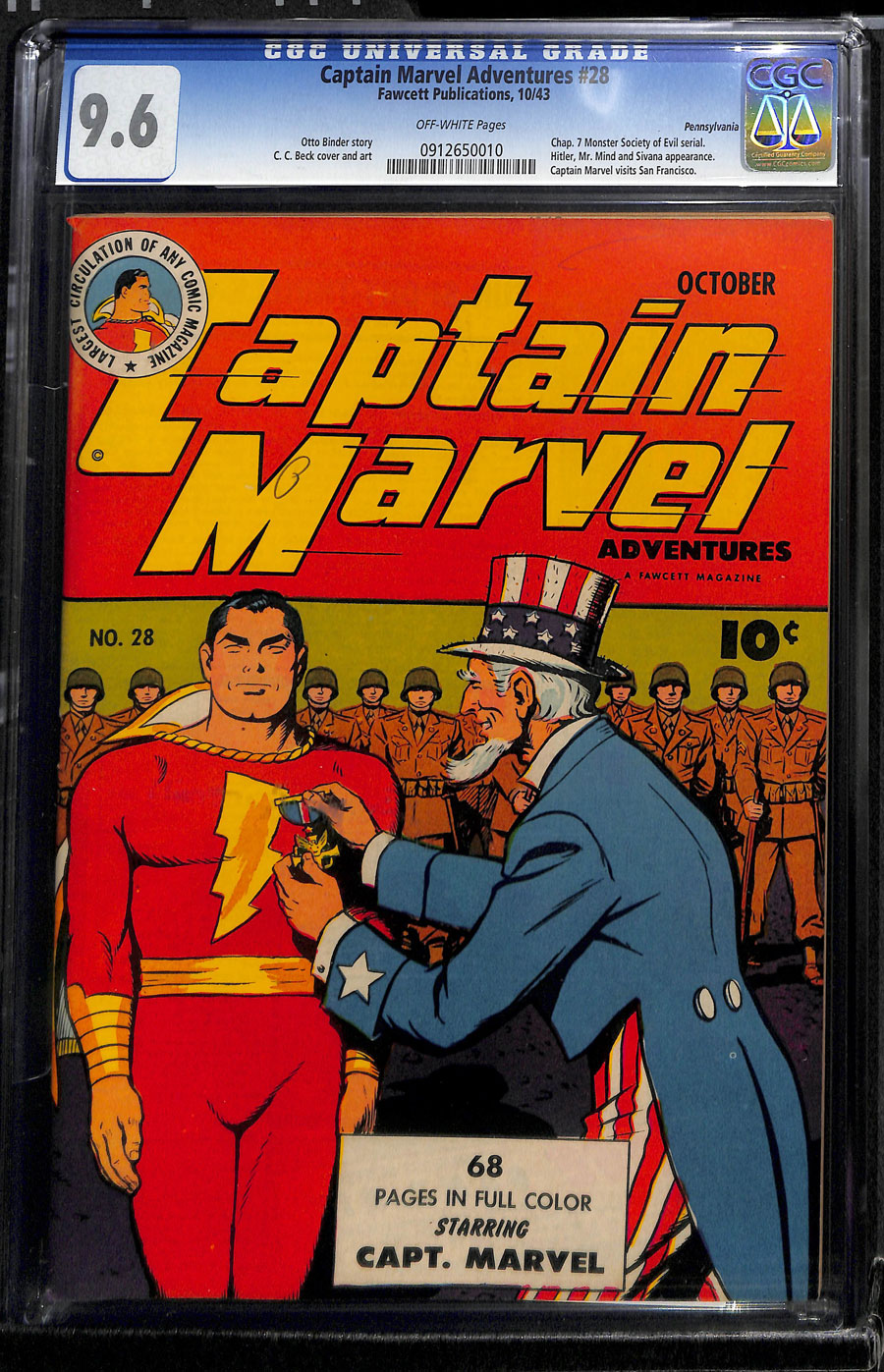 ComicConnect - CAPTAIN MARVEL ADVENTURES (1941-53) #28 - CGC