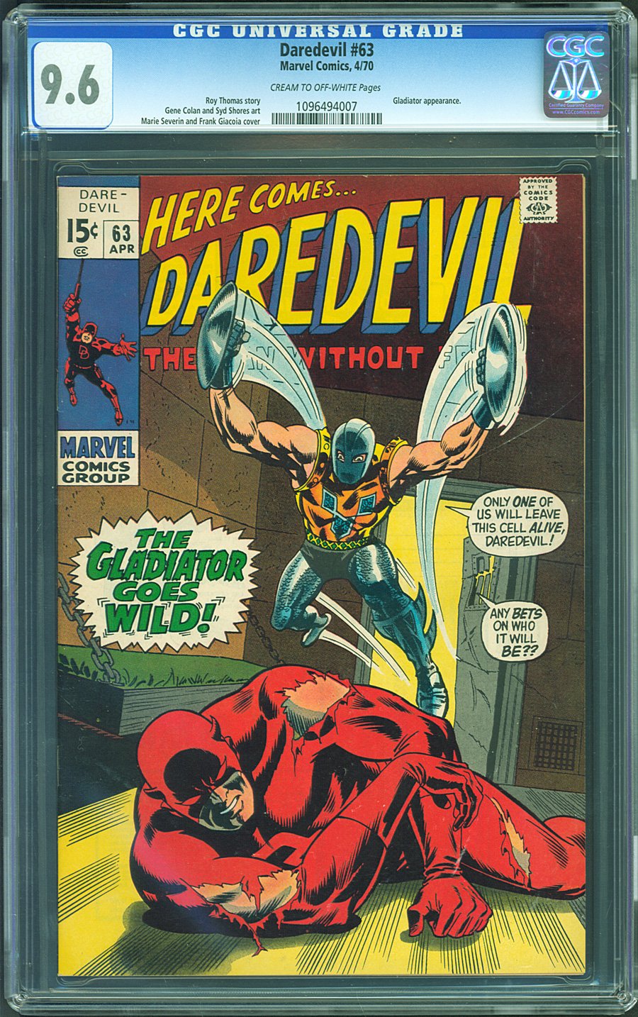daredevil 158 cgc daredevil 158 cgc