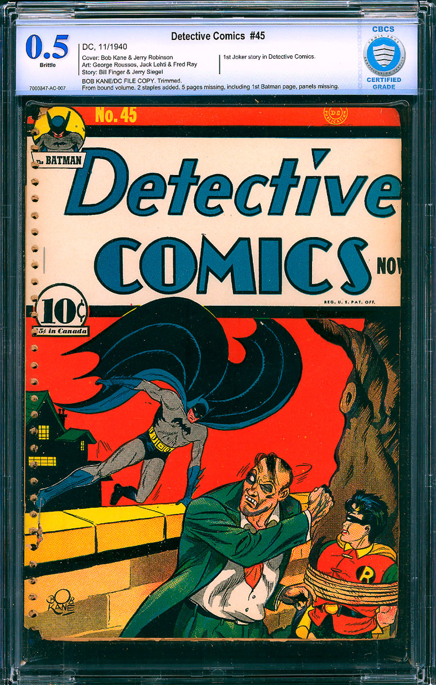 Detective Comics #45 DC COMICS 