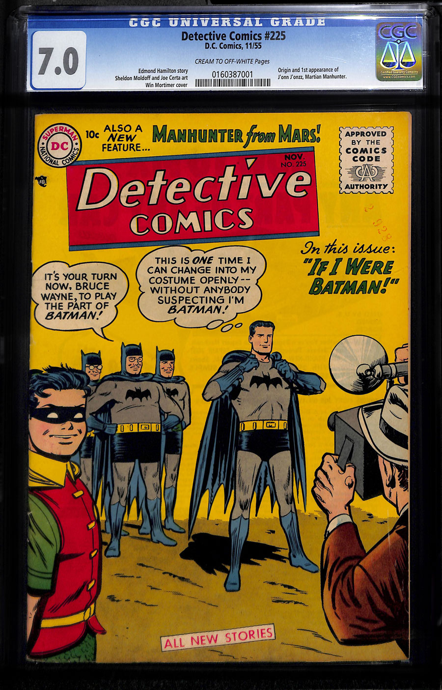ComicConnect - DETECTIVE COMICS (1937-2011; 2016-) #225 - CGC FVF: 7.0