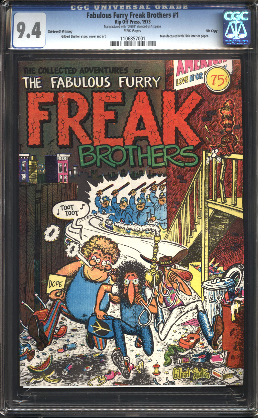 Complete Freak Brothers, Vol. 1: Gilbert Shelton, Gilbert