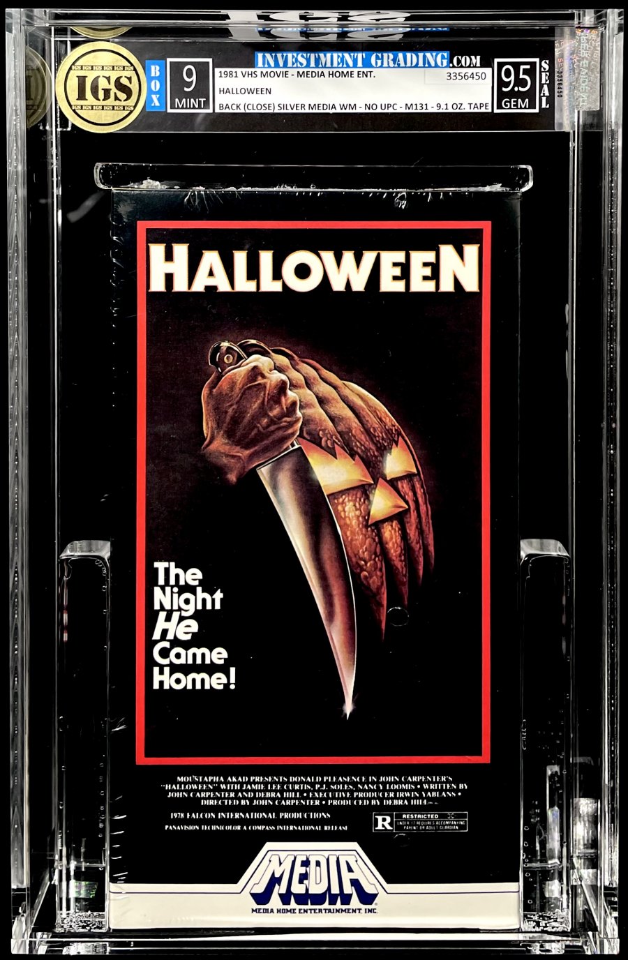 ComicConnect - HALLOWEEN (VHS) VHS - IGS VF/NM: 9.0