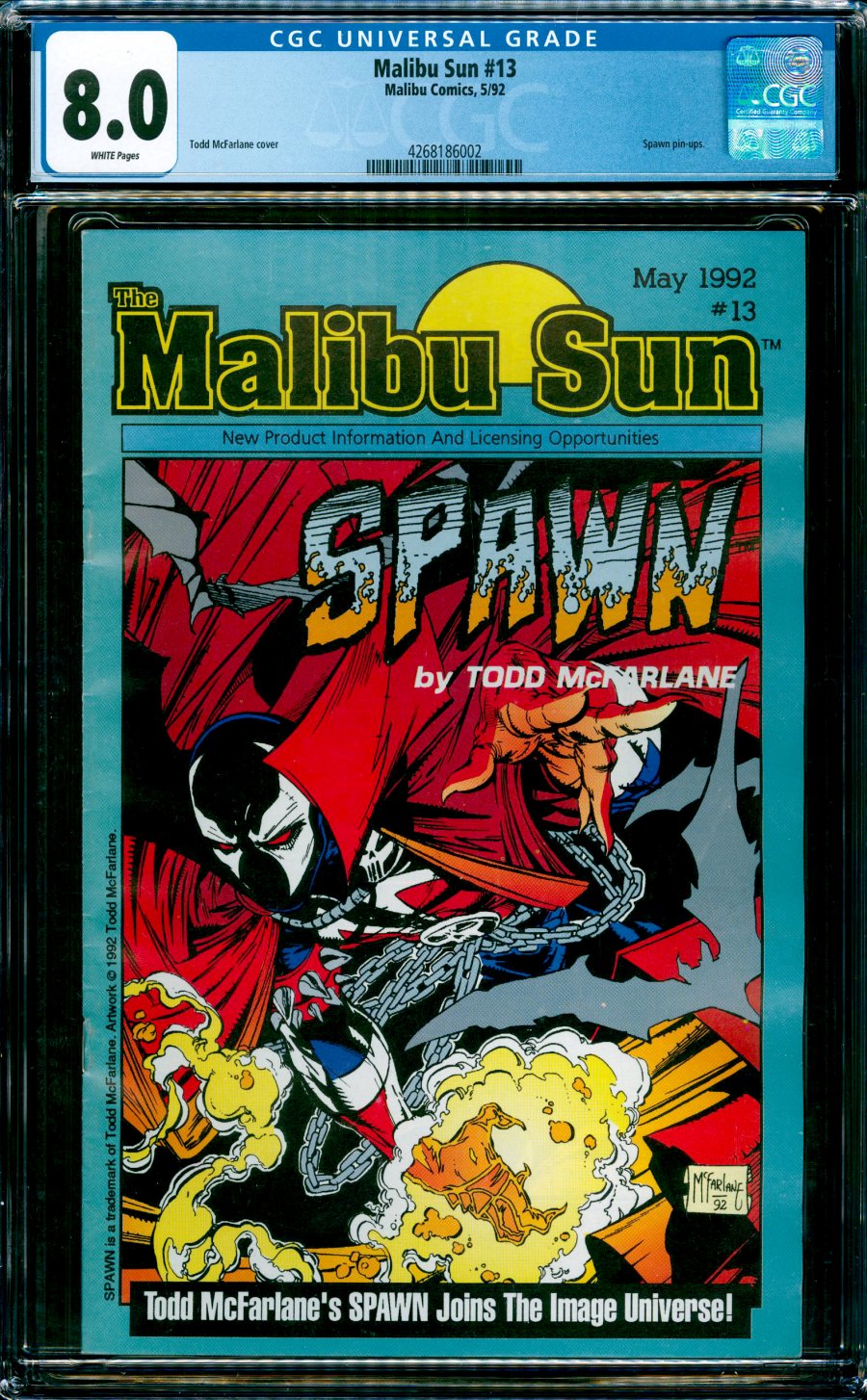 アメコミリーフ Malibu Sun #13 CGC 8.0 ComicConnect - MALIBU SUN #13 - CGC VF: 8.0