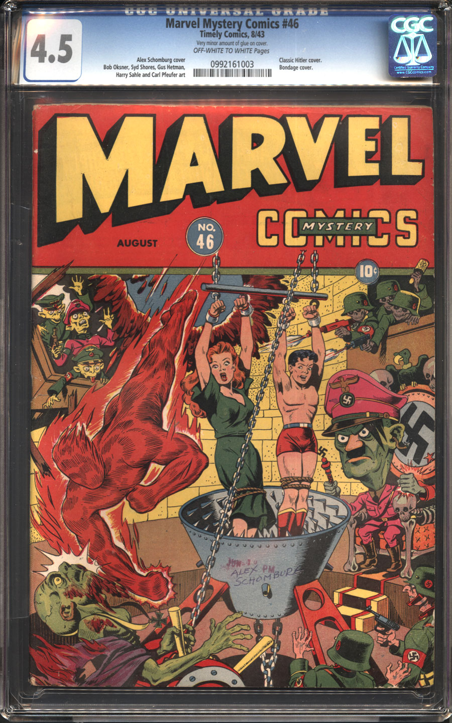 ComicConnect - MARVEL MYSTERY #46 - CGC VG+: 4.5