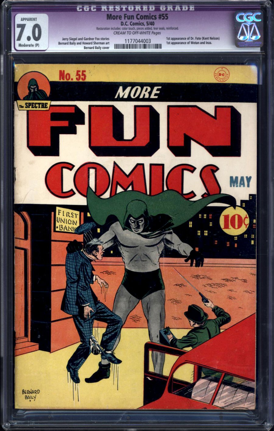 ComicConnect - MORE FUN COMICS #55 - CGC FVF: 7.0