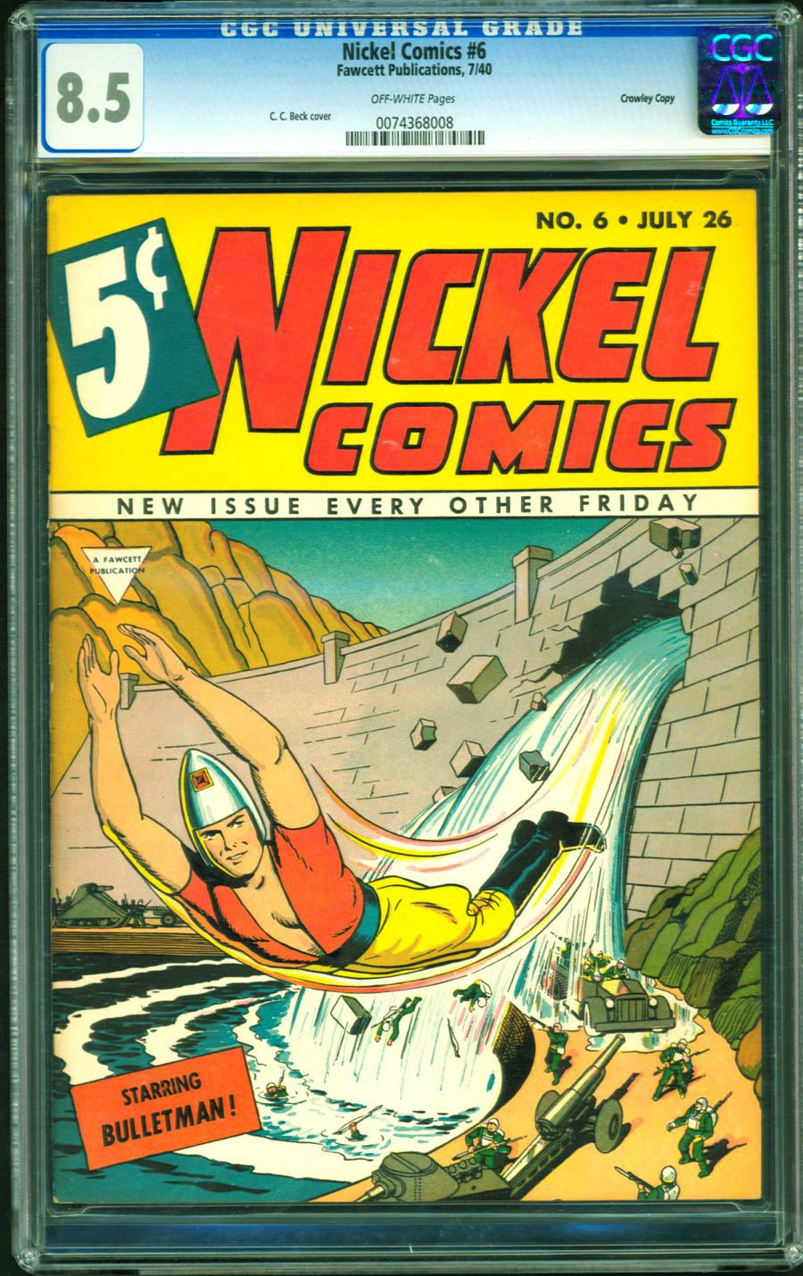 Comicconnect nickel comics 1940 6 cgc vf 8 5