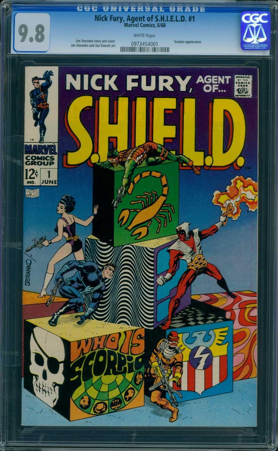 ComicConnect - NICK FURY AGENT OF SHIELD (1968-71) #1 - CGC