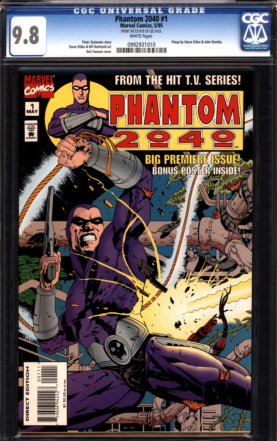 ComicConnect - PHANTOM 2040 #1 - CGC NM/M: ComicConnect - PHANTOM 2040 #1 - CGC NM/M: