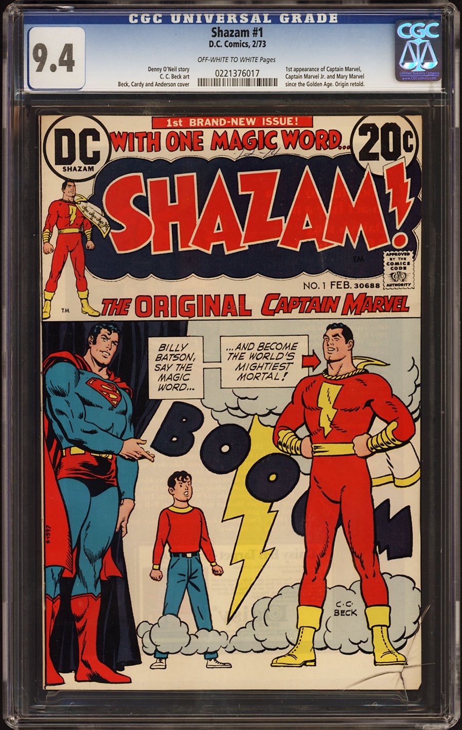 ComicConnect - SHAZAM #1 - CGC NM: ComicConnect - SHAZAM #1 - CGC NM: