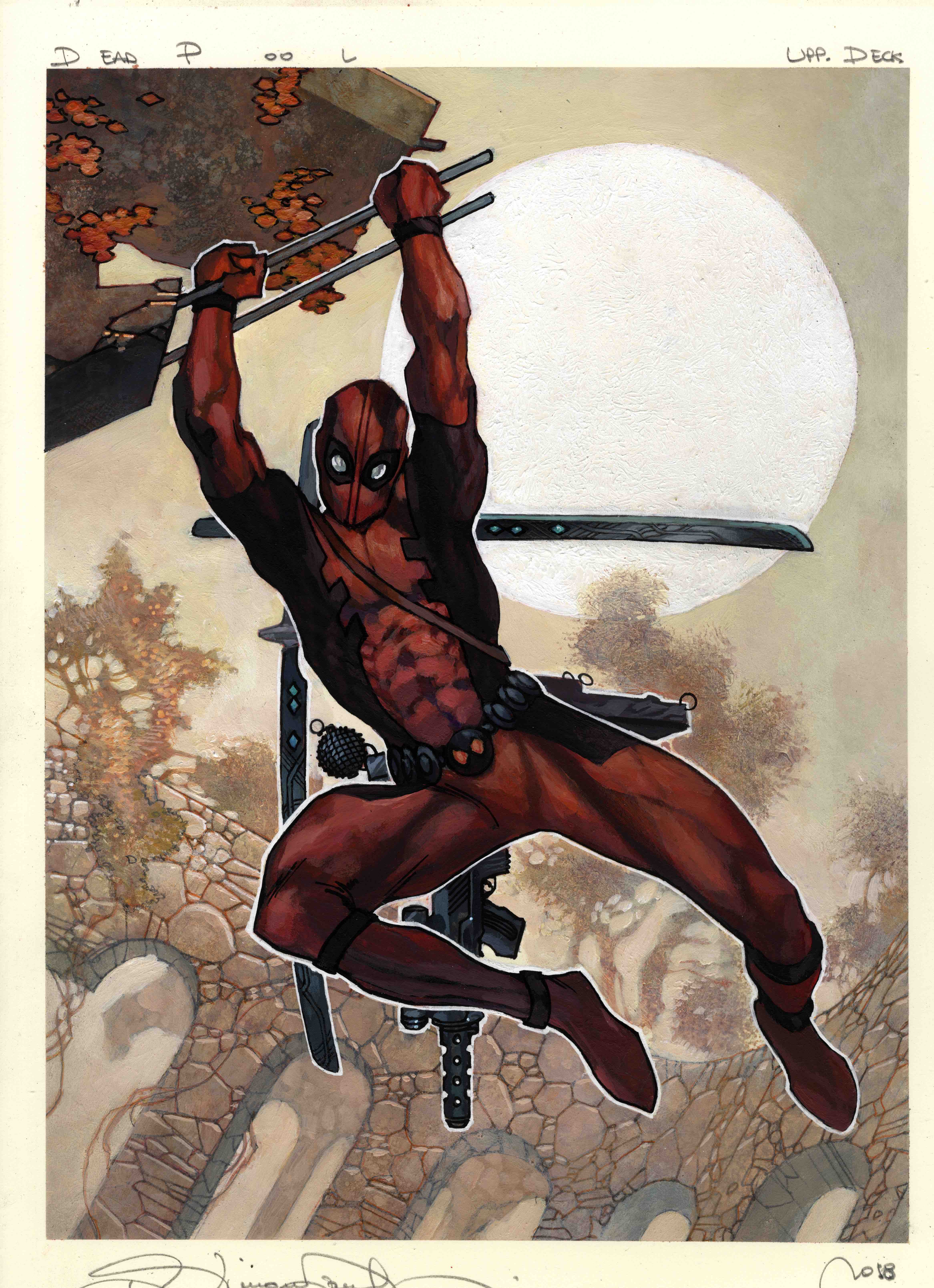 ComicConnect Simone Bianchi S BIANCHI MARVEL MASTERPIECES DEADPOOL