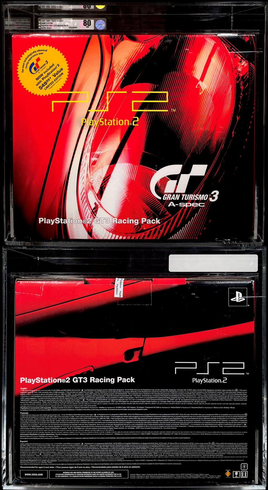 ComicConnect - SONY PLAYSTATION 2 GT3 RACING PACK CONSOLE(PS2