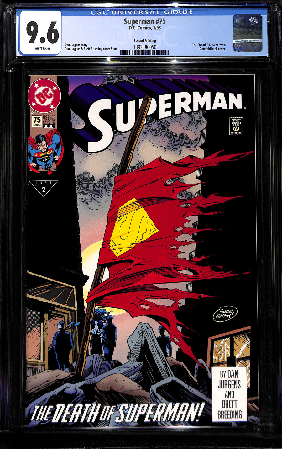 Comicconnect superman 1987 2011 75 cgc nm 9 6