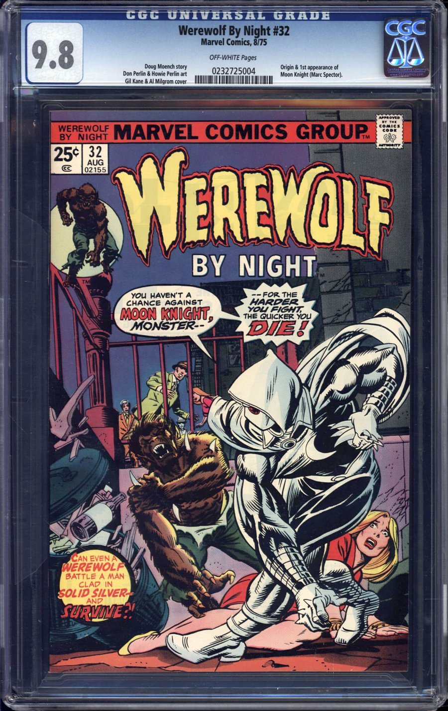 Werewolf By Night Comics, Werewolf By Night Comic Book List