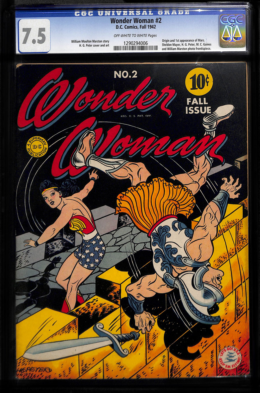 ComicConnect - WONDER WOMAN #2 - CGC VF-: 7.5