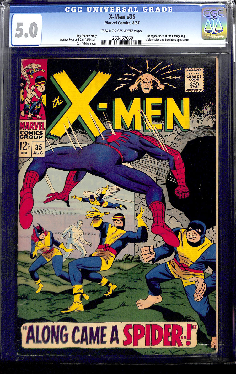 Comicconnect X Men 1963 11 35 Cgc Vg F 5 0