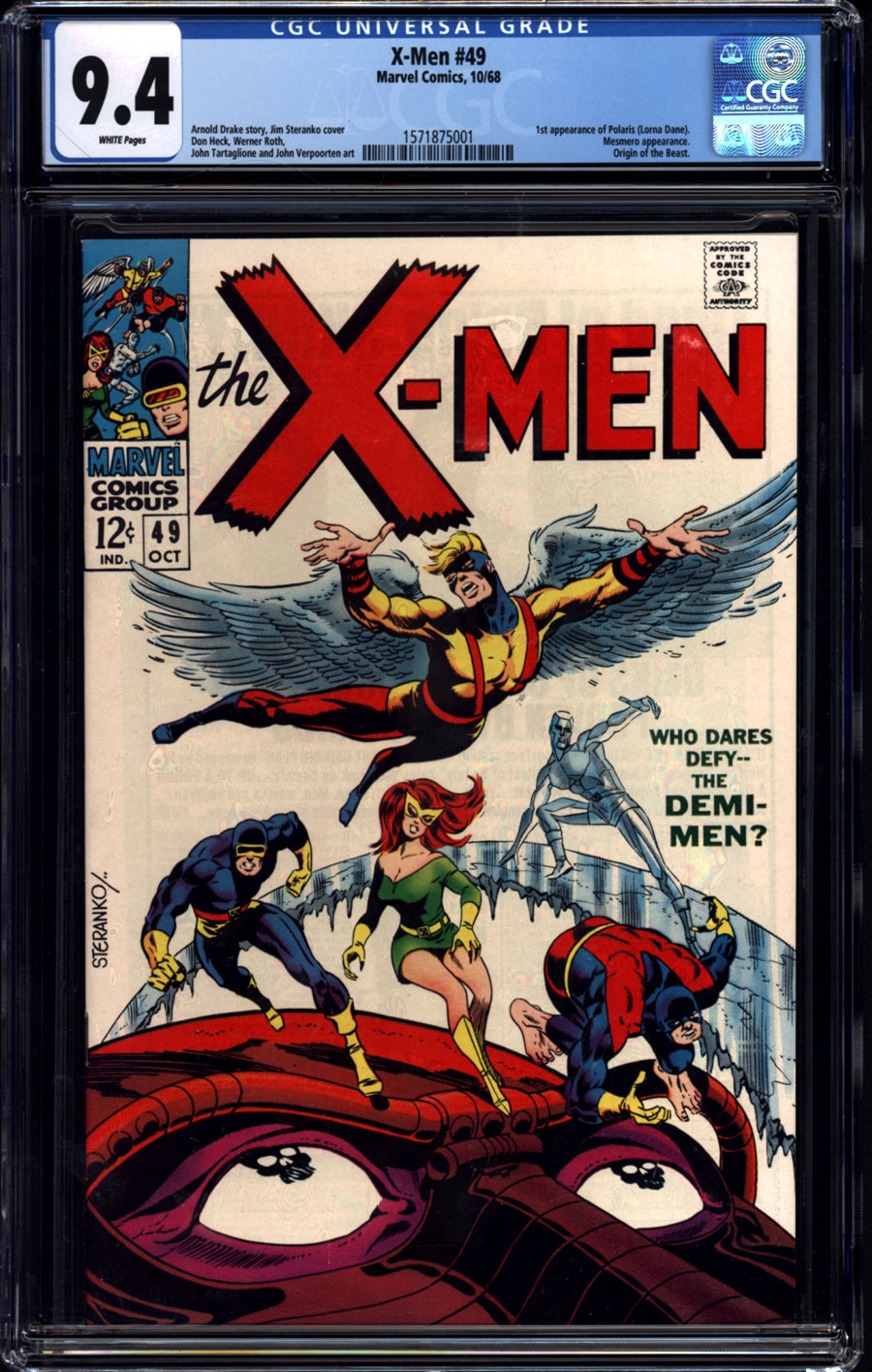 ComicConnect - X-MEN (1963-2011) #49 - CGC NM: 9.4