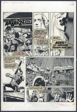 Brian Bolland - 2000 A.D. #65 Interior Page Comic Art
