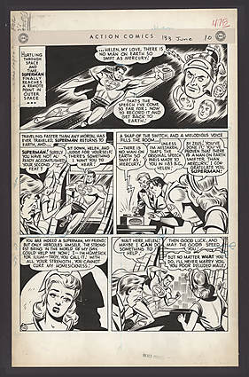 ACTION COMICS (1938-2011) #133 Interior Page Comic Art