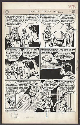 ACTION COMICS (1938-2011) #133 Interior Page Comic Art