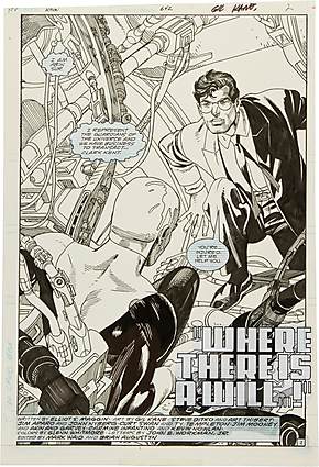 ACTION COMICS (1938-2011) #642 Splash Page Comic Art