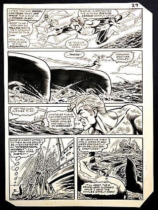 ACTION COMICS (1938-2011) #527 Interior Page Comic Art