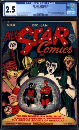 ComicConnect ALL STAR COMICS 1940 78 8 CGC G 2.5