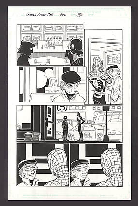 John Romita Jr. - AMAZING SPIDER-MAN (1963-98; 2003-13) #502 Interior Page Comic Art