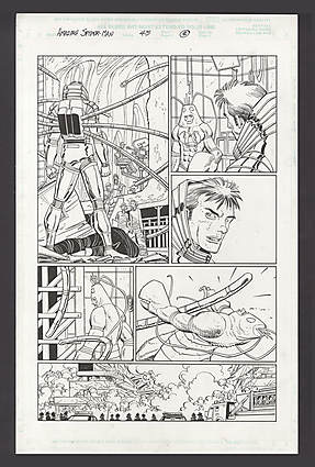 John Romita Jr. - AMAZING SPIDER-MAN (1999-2003) #45 Interior Page Comic Art