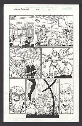 John Romita Jr. - AMAZING SPIDER-MAN (1999-2003) #45 Interior Page Comic Art