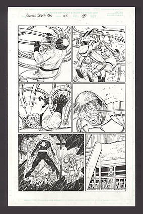 John Romita Jr. - AMAZING SPIDER-MAN (1999-2003) #45 Interior Page Comic Art