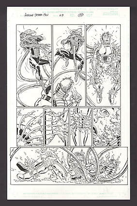 John Romita Jr. - AMAZING SPIDER-MAN (1999-2003) #45 Interior Page Comic Art