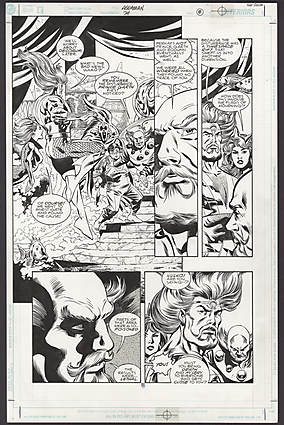 AQUAMAN (1994-2001) #74 Interior Page Comic Art