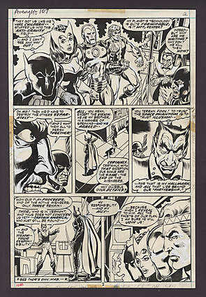 Dave Cockrum - AVENGERS, THE (1963-96; 2004) #107 Interior Page Comic Art