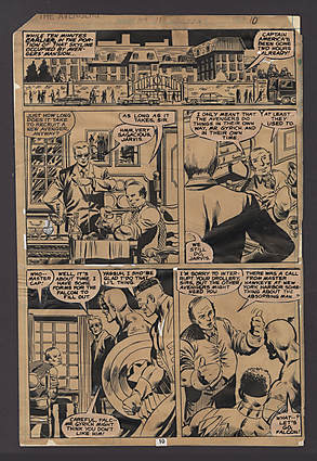 John Byrne - AVENGERS, THE (1963-96; 2004) #184 Interior Page Comic Art
