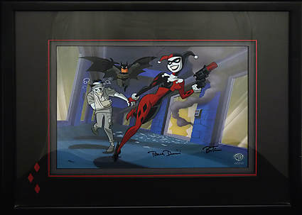 BATMAN ANIMATED SERIES MAD LOVE LIMITED EDITION CE #0 Limited Cel Comic Art