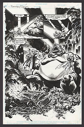 BATMAN / DEMON #1 Interior Page Comic Art