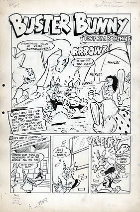 BUSTER BUNNY #0 Interior Page Comic Art