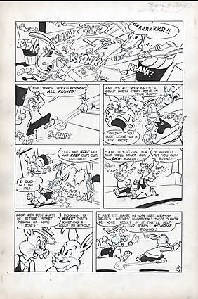 BUSTER BUNNY #0 Interior Page Comic Art