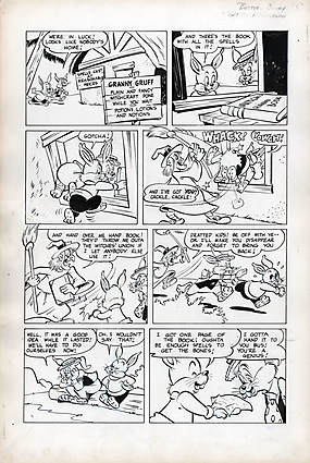 BUSTER BUNNY #0 Interior Page Comic Art