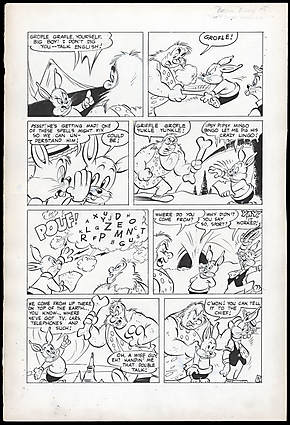 BUSTER BUNNY #0 Interior Page Comic Art