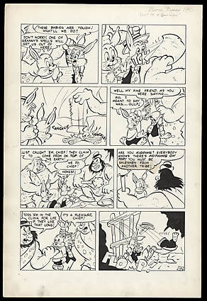 BUSTER BUNNY #0 Interior Page Comic Art