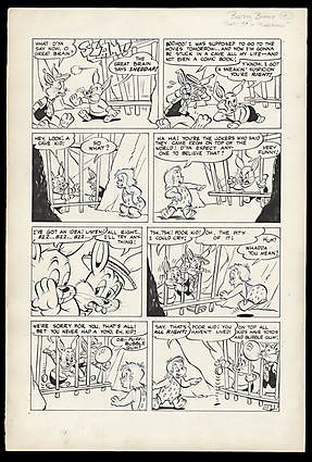 BUSTER BUNNY #0 Interior Page Comic Art