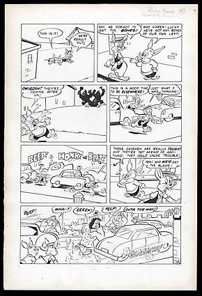 BUSTER BUNNY #0 Interior Page Comic Art